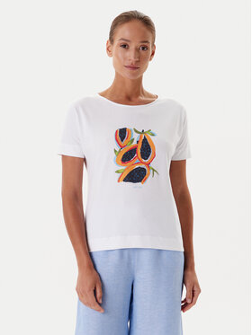 Tatuum Tatuum T-shirt Lali 2 T2511.111 Bijela Regular Fit