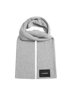 La Mania La Mania Szalik COZY SCARF BEIGE Szary