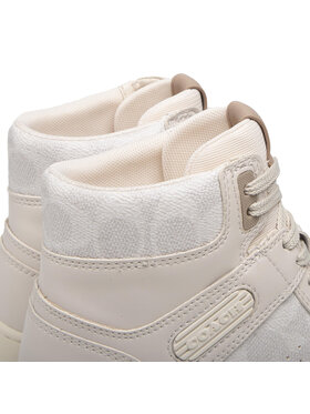 Coach Tenisice Hi Top Coated Canvas CD304 Bež