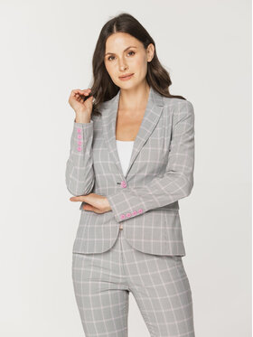 Willsoor Willsoor Marynarka 67770 Szary Regular Fit