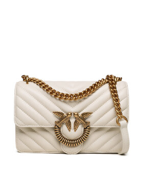 Pinko Pinko Rankinė Love One Mini Dc AI 23-24 PLTT 100074 A10N Balta