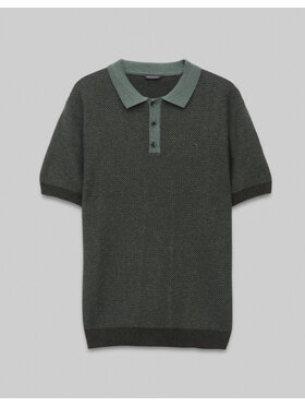 Borgio Borgio Polo dubino_z Zielony Classic Fit
