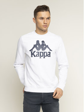 Kappa Kappa Felpa 703797 Bianco Regular Fit