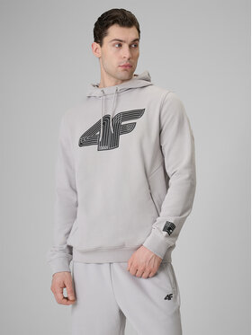 4F 4F Bluza COMMERCIAL 3 Szary jasny Regular Fit