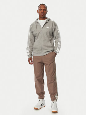 adidas adidas Hanorac Essentials 3-Stripes French Terry KY4173 Gri Regular Fit