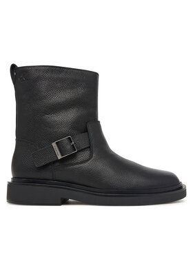 Calvin Klein Calvin Klein Μπότες Sq Rubber Boot Buckle Lth HM0HM02353 Μαύρο