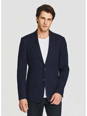Pako Lorente Pako Lorente Marynarka P26SP-3X-025 Granatowy Slim Fit