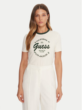 Guess Guess T-shirt V5BI03 J1314 Beige Slim Fit
