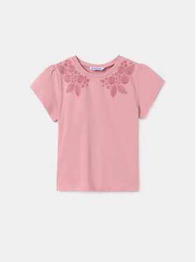 Mayoral Mayoral Тишърт 6012 Розов Regular Fit