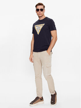 Guess T-shirt M4RI38 J1314 Tamnoplava Slim Fit