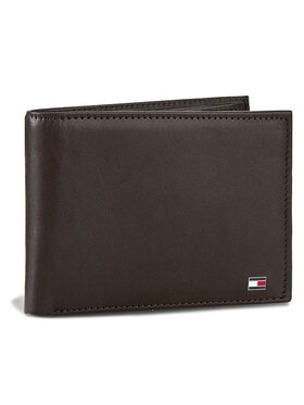 Tommy Hilfiger Tommy Hilfiger Veľká pánska peňaženka Eton Cc And Coin Pocket AM0AM00651/83361 Hnedá