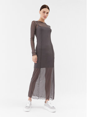 Brave Soul Brave Soul Vsakodnevna obleka LDRJ-225DAISIE Siva Regular Fit