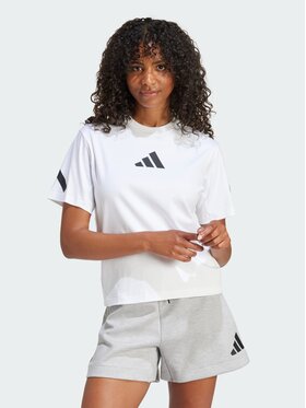 adidas adidas T-Shirt 136951 Biały Regular Fit