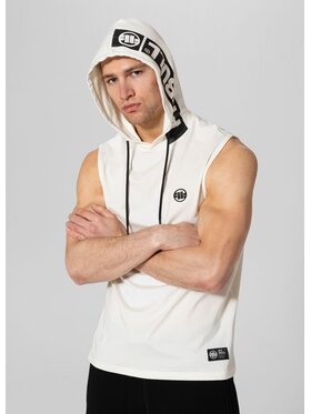 PITBULL PITBULL Tank top Tank Biały Regular Fit