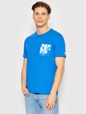 Guess Guess T-shirt F2GI06 K6XN1 Plava Regular Fit