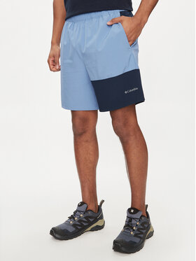 Columbia Columbia Pantaloni scurți sport Columbia Hike™ Color Block Short 2072004 Albastru Active Fit