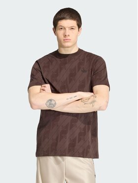 adidas adidas T-Shirt 164802 Brązowy Regular Fit