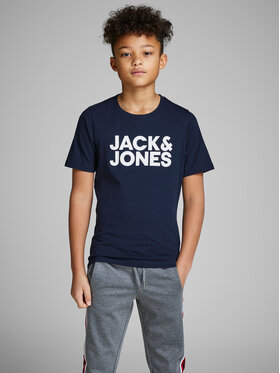 Jack&Jones Junior Jack&Jones Junior Póló Corp Logo 12152730 Sötétkék Regular Fit