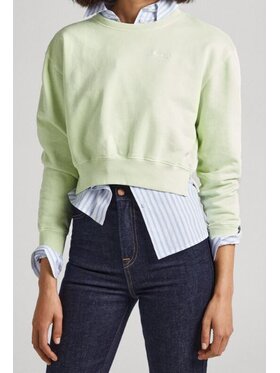 Pepe Jeans Pepe Jeans Mikina PL581356 Zelená Regular Fit