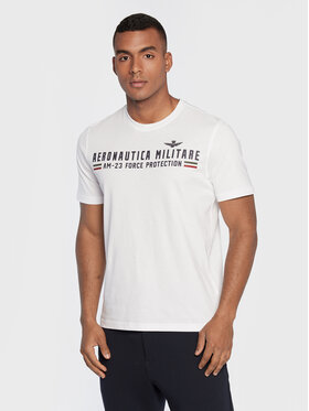 Aeronautica Militare Aeronautica Militare T-shirt 222TS1942J538 Bianco Regular Fit