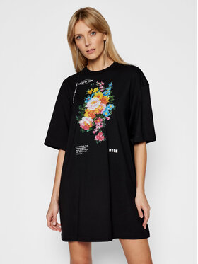 MSGM MSGM Kleid für den Alltag 3041MDA69 21729 Schwarz Regular Fit