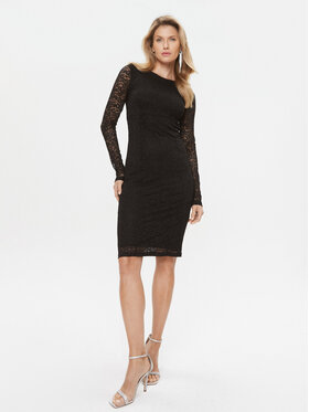 TWINSET TWINSET Vsakodnevna obleka 232TT2110 Črna Regular Fit