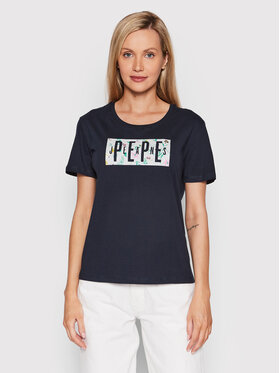 Pepe Jeans Pepe Jeans T-shirt Patsy PL505218 Blu scuro Regular Fit