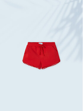 Mayoral Mayoral Pantaloncini di tessuto 607 Rosso Regular Fit