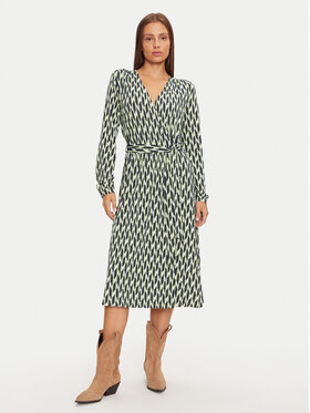 Olsen Olsen Marškinių tipo suknelė 13001788 Žalia Regular Fit