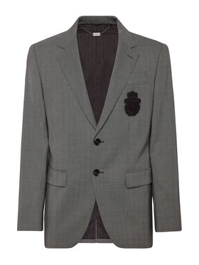Billionaire Billionaire Marynarka 14971 Szary Regular Fit