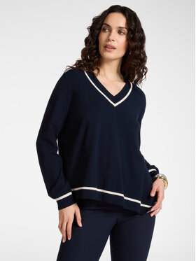 Elena Mirò Elena Mirò Sweter M566Z000707N0A1 Niebieski A-Line Fit