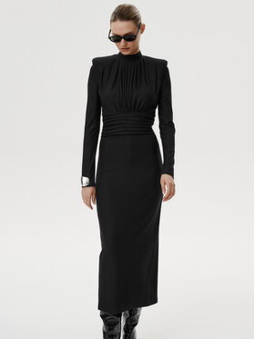 MARI PRETI MARI PRETI Sukienka koktajlowa Deluna Czarny Slim Fit