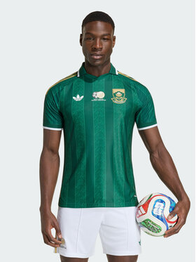 adidas adidas Koszulka techniczna South Africa 26 Away Authentic Jersey Zielony Slim Fit