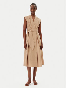 Marella Marella Sukienka letnia Ossola 2513221172200 Brązowy Regular Fit
