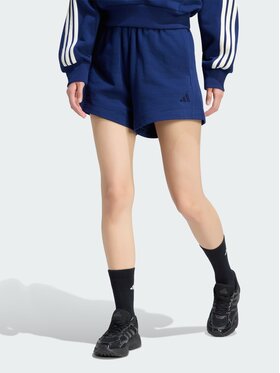 adidas adidas Szorty sportowe 165377 Niebieski jasny Loose Fit