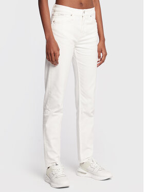 Calvin Klein Calvin Klein Τζιν K20K204509 Λευκό Slim Fit