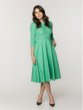 Willsoor Willsoor Sukienka koktajlowa 67346/1 Zielony A-Line Fit