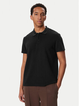 Guess Guess Polo M6BP20 K6696 Czarny Regular Fit