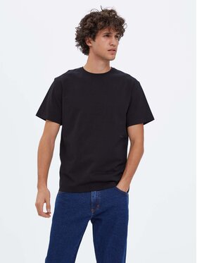 Americanos Americanos T-Shirt Omaha Μαύρο Regular Fit
