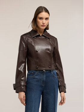 Motivi Motivi Giacca in similpelle R312Q001112N022 Bordeaux Regular Fit