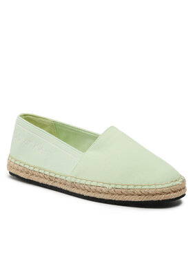 Calvin Klein Espadrile Esapdrille He-Canvas HW0HW01546 Zelena