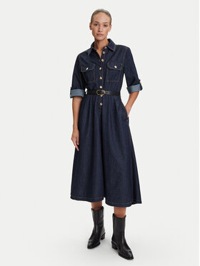 Liu Jo Liu Jo Джинсова сукня UF5148 D0268 Cиній Regular Fit