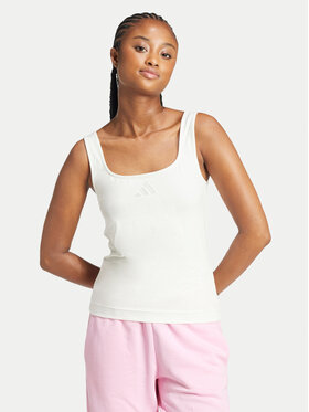 adidas adidas Top All SZN Luxe JJ2337 Bijela Slim Fit