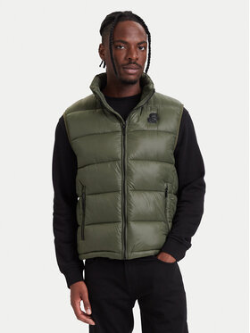 KARL LAGERFELD KARL LAGERFELD Kamizelka 505021 564590 Zielony ciemny Regular Fit