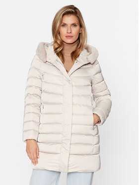 Geox Geox Пухено яке Chloo W3626N T2655F 1724 Сив Regular Fit