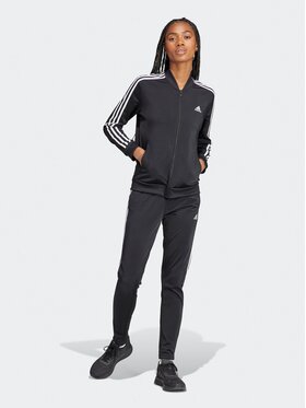 adidas adidas Treniņtērps Essentials 3-Stripes IJ8781 Melns Slim Fit