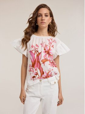 Motivi Motivi Blusa 2709W000735N0S1 Bianco Regular Fit