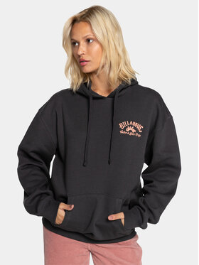 Billabong Billabong Džemperis ar kapuci Born On The Beach EBJSF00133 Melns Regular Fit