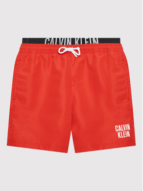 Calvin Klein Swimwear Calvin Klein Swimwear Szorty kąpielowe Intense Power KV0KV00001 Czerwony Regular Fit