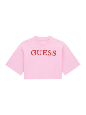 Guess Guess T-Shirt J6RI11 KCNQ4 Růžová Oversize